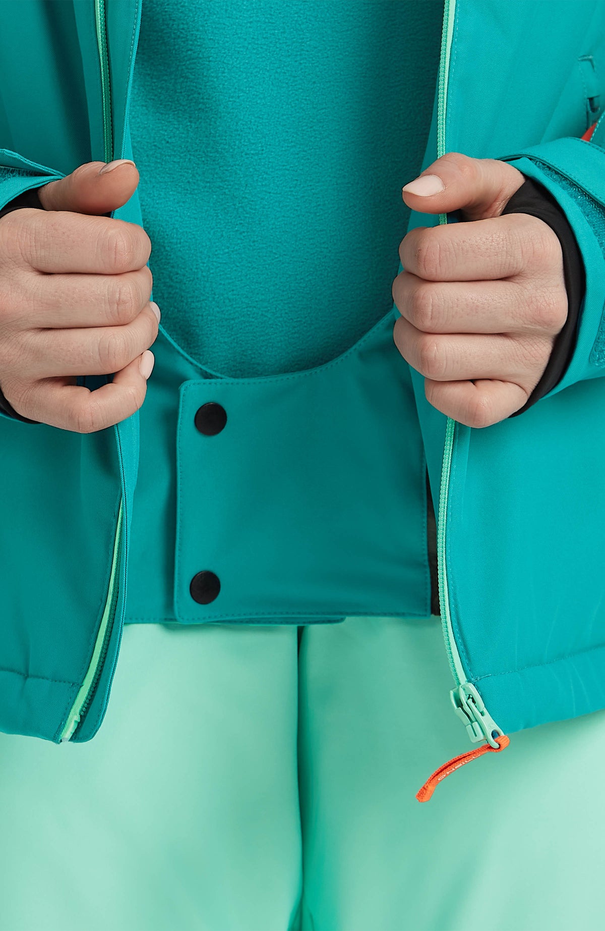 FWC'Cruz Triple Snow Jacket | Retro Mint Colour Block