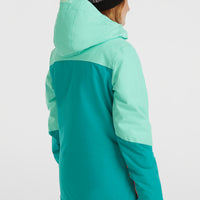 FWC'Cruz Triple Snow Jacket | Retro Mint Colour Block