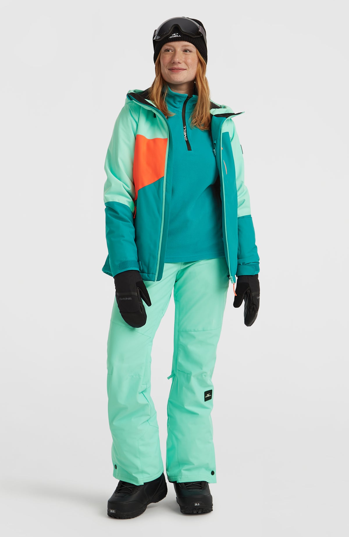 FWC'Cruz Triple Snow Jacket | Retro Mint Colour Block