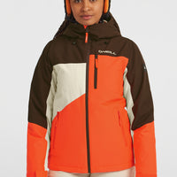 FWC'Cruz Triple Snow Jacket | Coffee Bean Colour Block