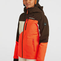 FWC'Cruz Triple Snow Jacket | Coffee Bean Colour Block