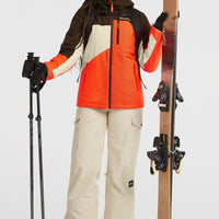 FWC'Cruz Triple Snow Jacket | Coffee Bean Colour Block