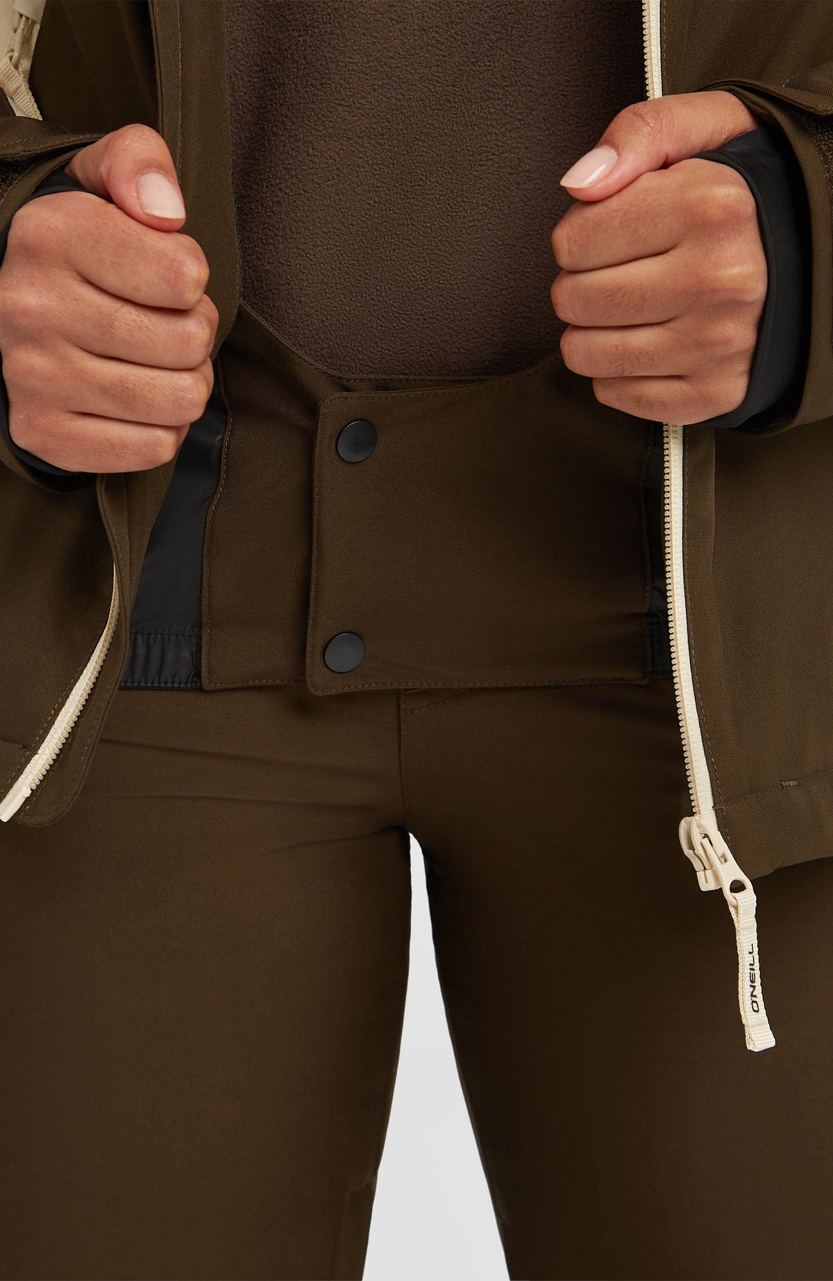 FWC'Cruz Duo Snow Jacket | Coffee Bean Colour Block