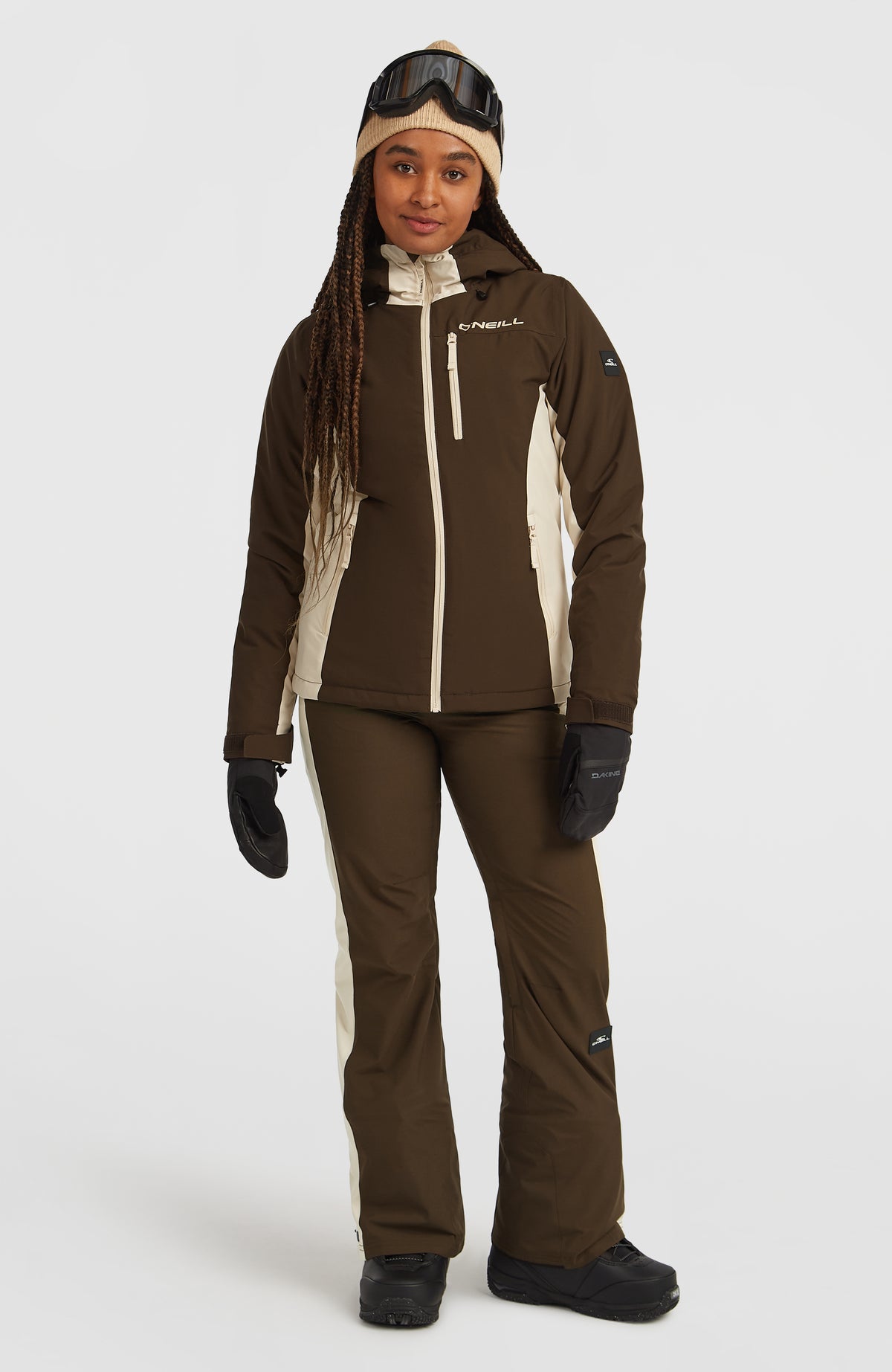 FWC'Cruz Duo Snow Jacket | Coffee Bean Colour Block