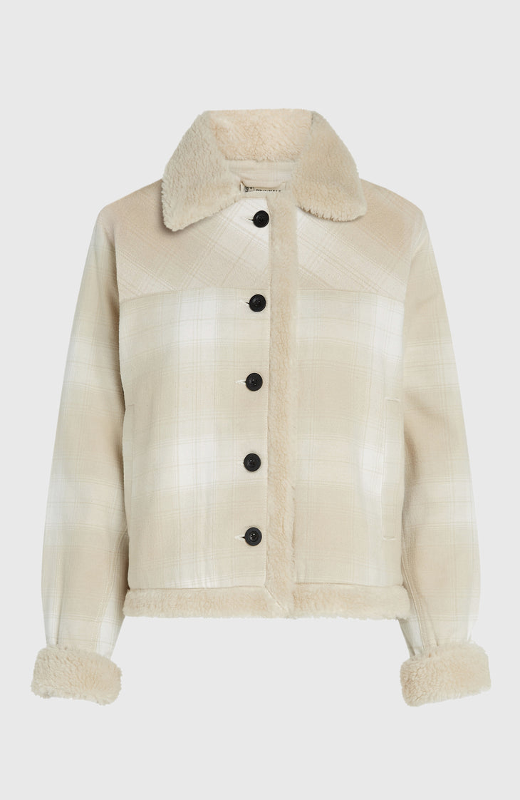 O'Riginals Fleece-Lined Jacket | Beige Check