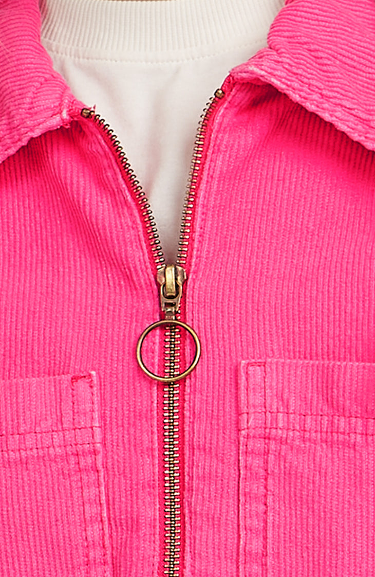 O'Riginals Cord Jacket | Carmine Rose