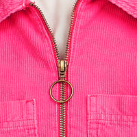 O'Riginals Cord Jacket | Carmine Rose
