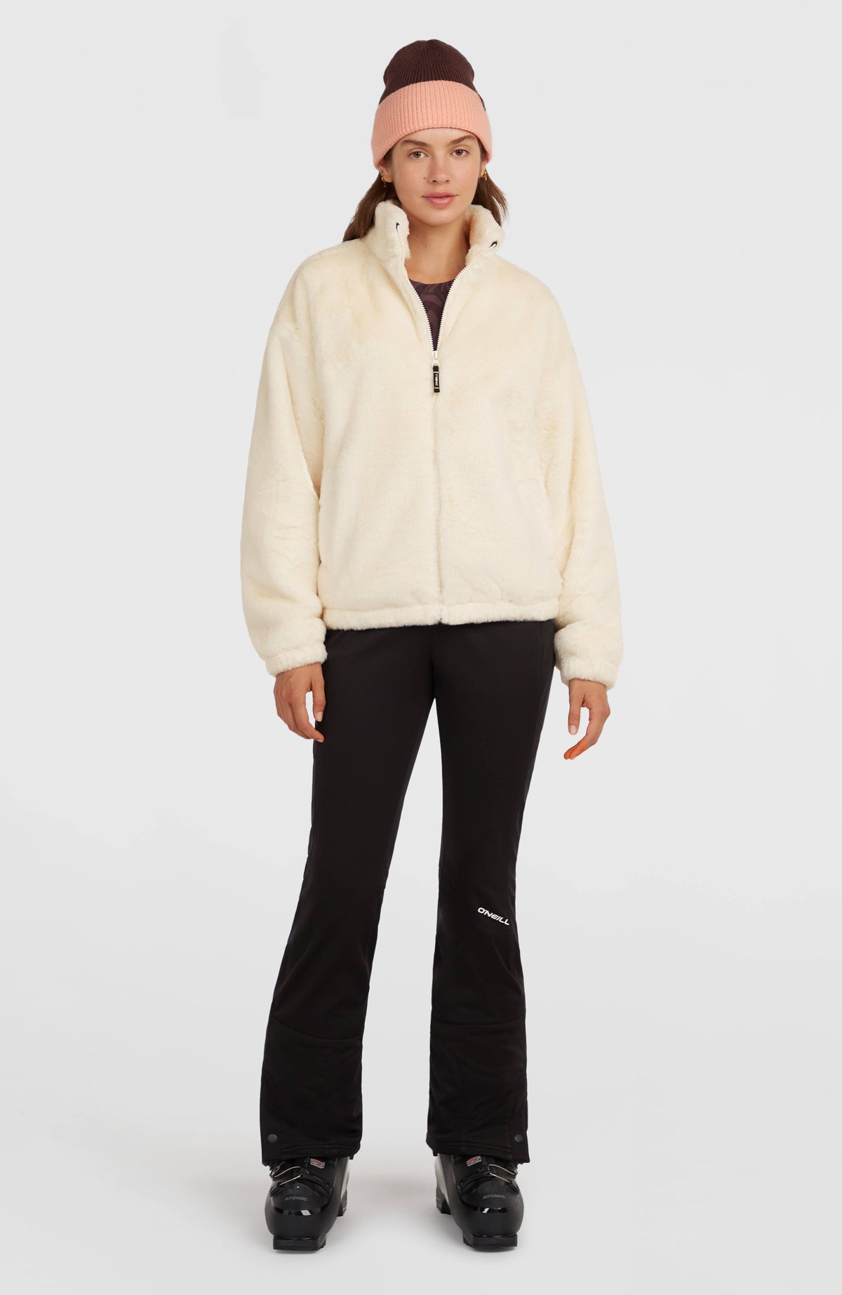 O'Neill Must-Have Full-Zip Faux-Fur Jacket | Linen White