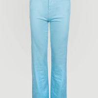 Dive Twill High-Waist Pants | Blue Topaz