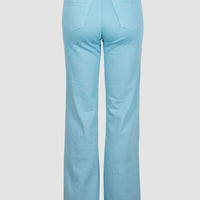 Dive Twill High-Waist Pants | Blue Topaz