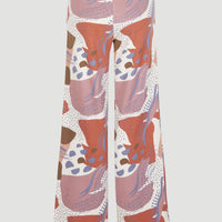 Lulu Wide Leg High-Waist Sweatpants | Patchwork Print