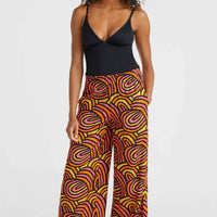 Malia Beach Pants | Orange Rainbow Stripe