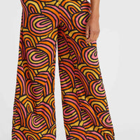 Malia Beach Pants | Orange Rainbow Stripe