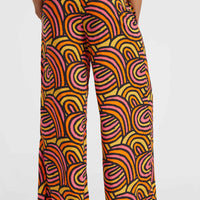 Malia Beach Pants | Orange Rainbow Stripe