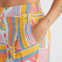 Farrah Women Of The Wave Woven Pants | Yellow Art Geo