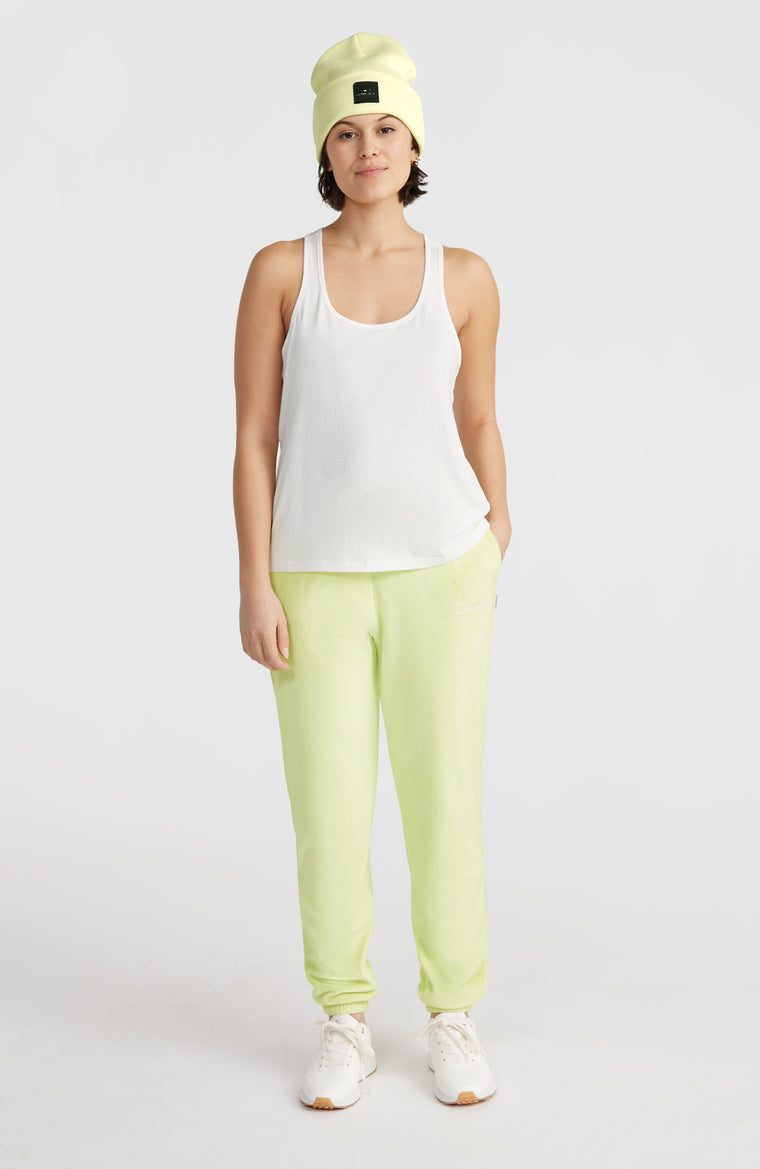 Velour Sweatpants | Lime Wash