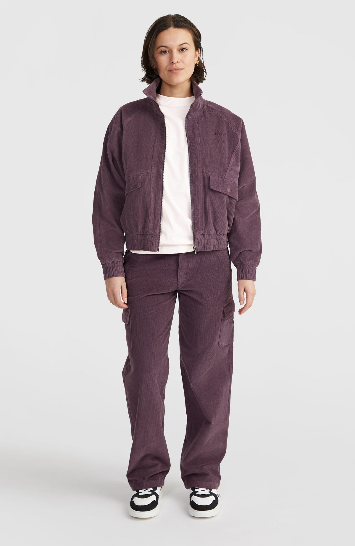 Surf Heroes Cord Cargo Pants | Mauve Miracle