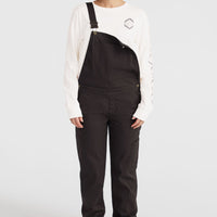 Twill Dungarees | Black Out