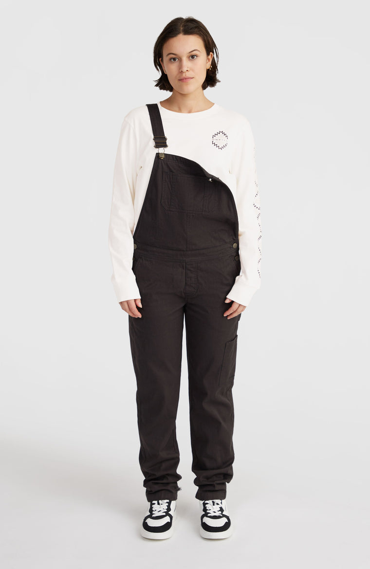 Twill Dungarees | Black Out