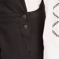 Twill Dungarees | Black Out