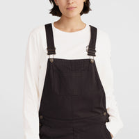 Twill Dungarees | Black Out