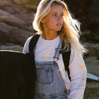 Essentials Twill Dungaree | Denim Blue