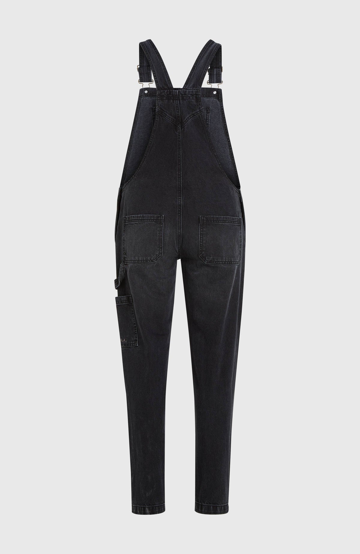 Essentials Twill Dungaree | Black Out