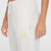 Beach Vintage Sweatpants | White Melange