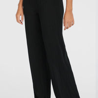 Johnny Smocked Waist Pants | Black Out