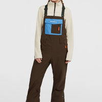 FWC'Peak Bib Snow Pants | Coffee Bean Colour Block