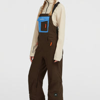 FWC'Peak Bib Snow Pants | Coffee Bean Colour Block