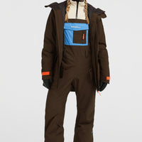 FWC'Peak Bib Snow Pants | Coffee Bean Colour Block