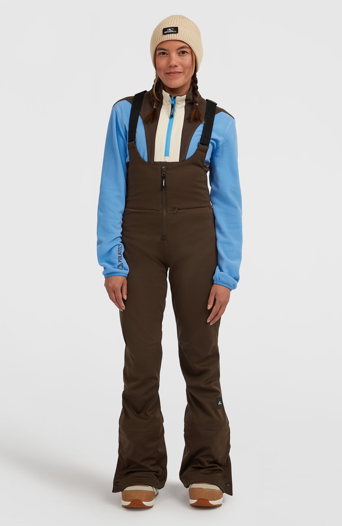 FWC'Cruz Softshell Suspender Snow Pants | Coffee Bean