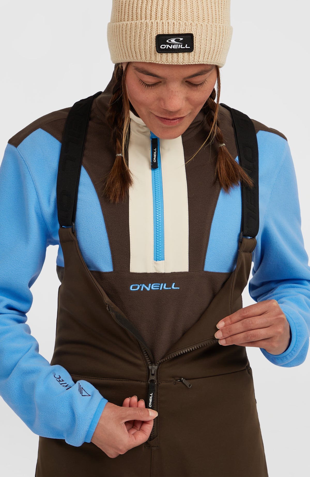 FWC'Cruz Softshell Suspender Snow Pants | Coffee Bean