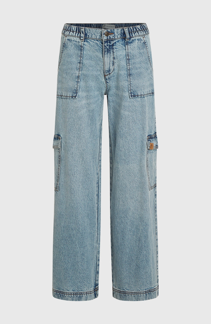 O'Riginals Denim Cargo Pants | Denim Blue