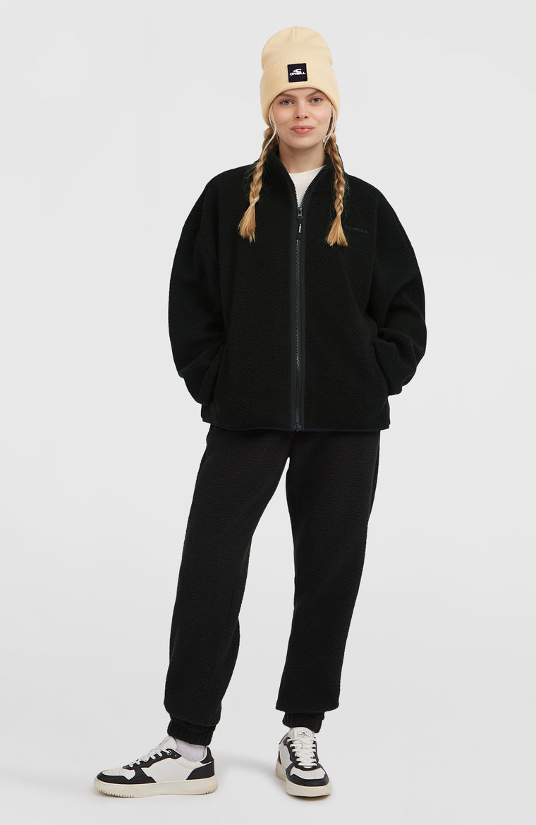 Must-Have High-Pile Sweatpants | Black Out