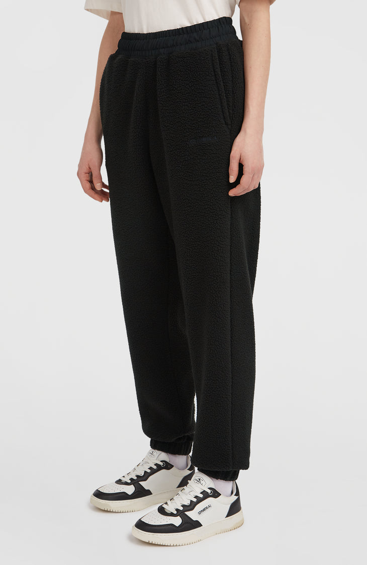 Must-Have High-Pile Sweatpants | Black Out
