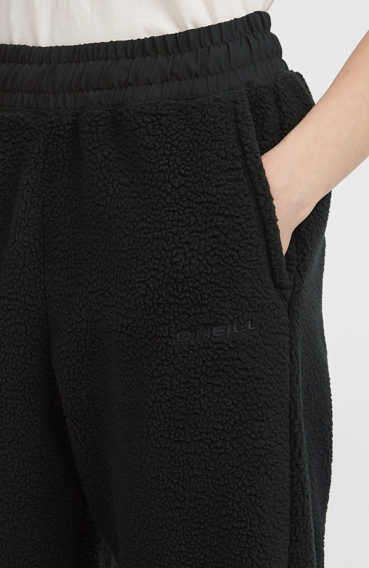 Must-Have High-Pile Sweatpants | Black Out