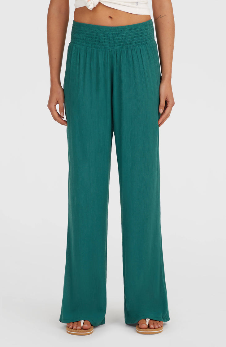 Johnny Smocked Waist Pants | Botanical Heat