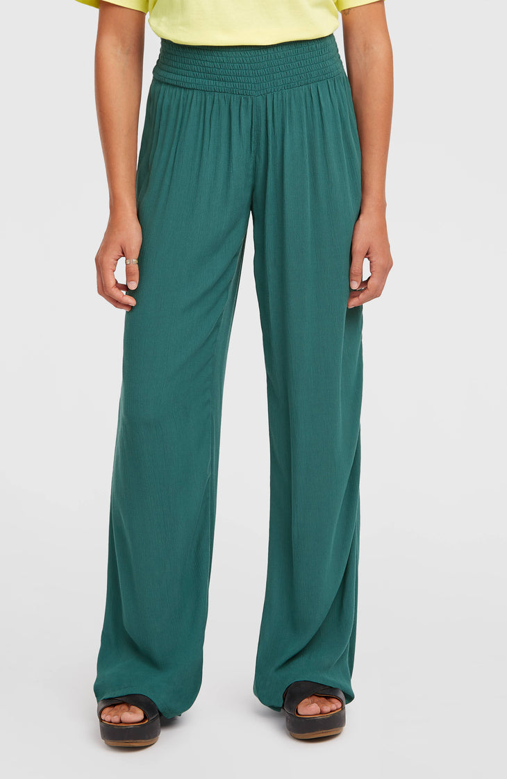 Johnny Smocked Waist Pants | Botanical Heat