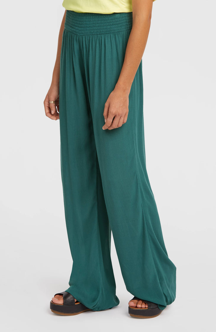 Johnny Smocked Waist Pants | Botanical Heat