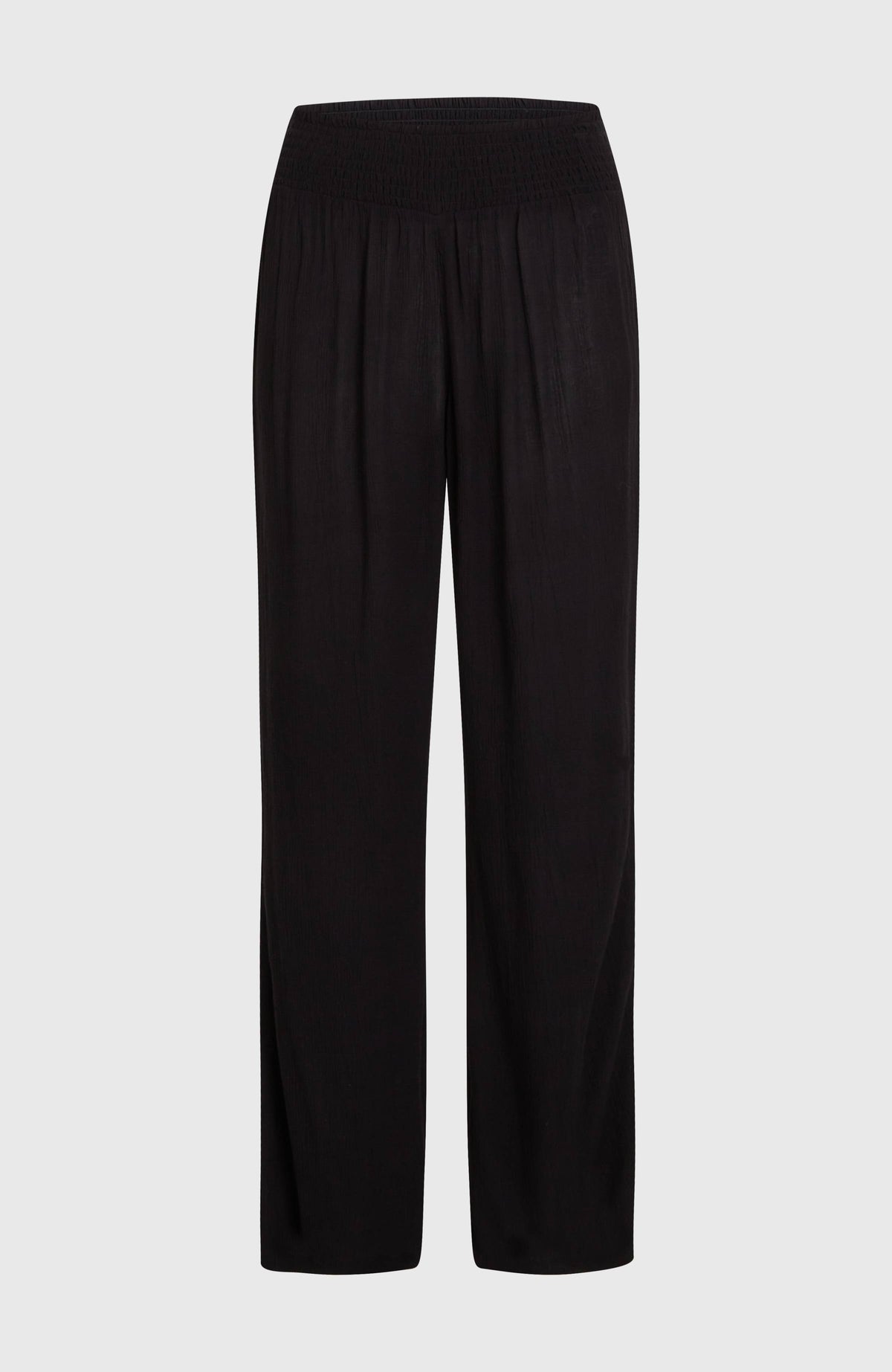 Johnny Smocked Waist Pants | Black Out