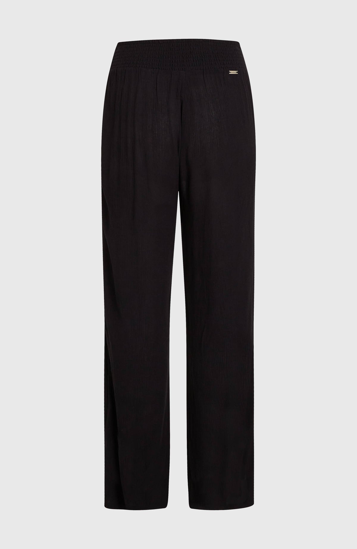 Johnny Smocked Waist Pants | Black Out