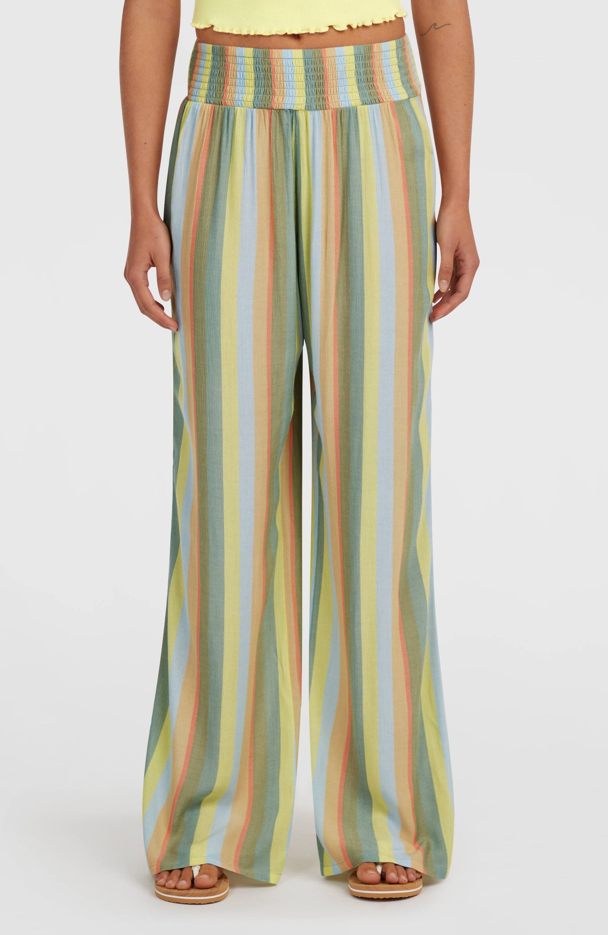 Johnny Smocked Waist Pants | Multi Must Haves Stripe