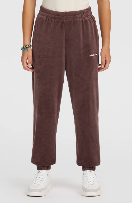 FWC'Cruz Velour Sweatpants | Purple Gray