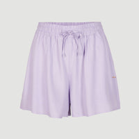 Amiri High-Waist Beach Shorts | Purple Rose