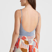 Jarrah Woven High-Waist Shorts | Patchwork Print