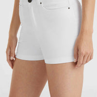 Essentials Stretch Five Pocket Shorts | Snow White