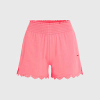 Essentials Ava Smocked Shorts | Perfectly Pink