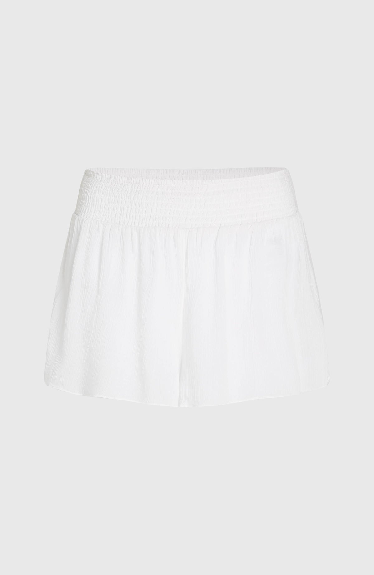 Johnny Smocked Waist Shorts | Snow White